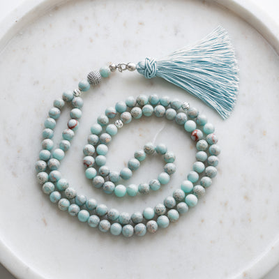 99 Prayer beads - Varasit Gemstone. All Seven Sajada Misbaha are made with cubic zirconia and sterling silver separators. The Tasbih are handmade in Turkey with big attention to details and quality.